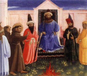 "Francis and the Sultan" by Fra Angelico