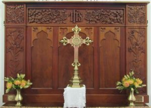 Carved Reredos: Christ Church, Strathalbyn